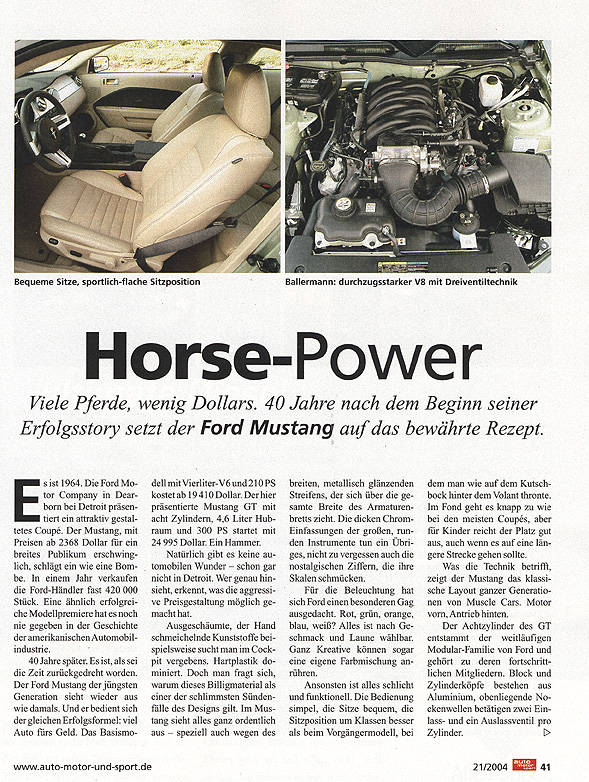 2005 Ford Mustang V6