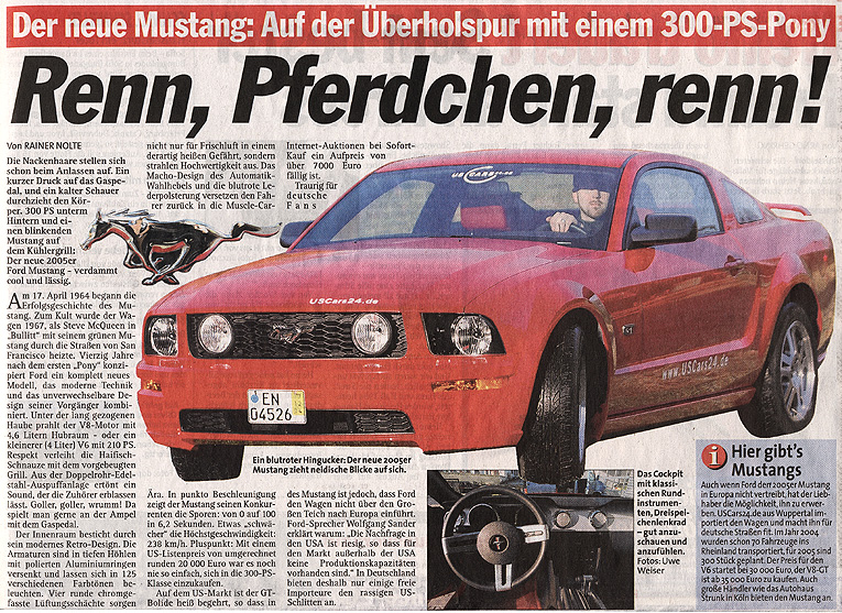 K&ouml;lner Express - 2005 Ford Mustang